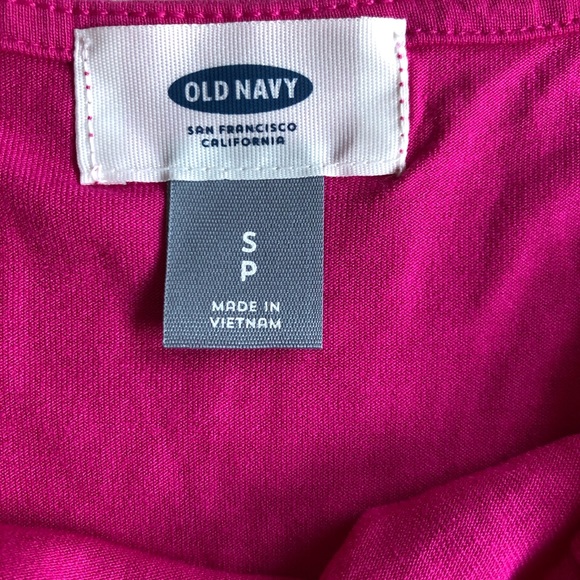 Old Navy Pink Adjustable Shoulder Strip Tank Top S - Picture 7 of 7